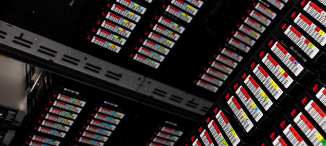 One click away to rebroadcast everything… with LTO tapes archive library