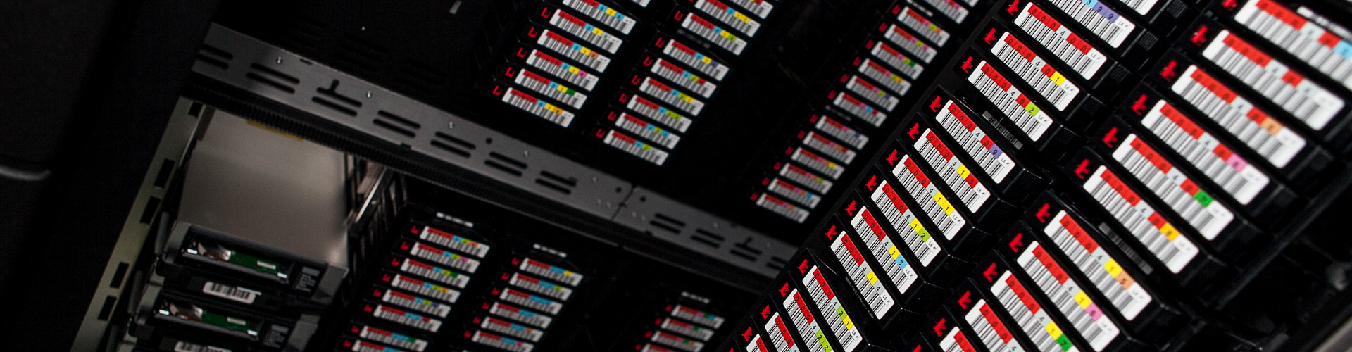 One click away to rebroadcast everything… with LTO tapes archive library